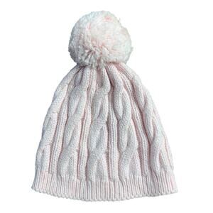The Beaufort Bonnet Company Collins Cable Knit Pink hat size 6-18mo